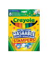 Markery stempelki super spieralne 8 kolorów 8129 Crayola - nr 1