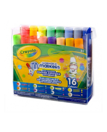Mini markery Pipsqueaks Wacky Tips 16 kolorów 8709 Crayola