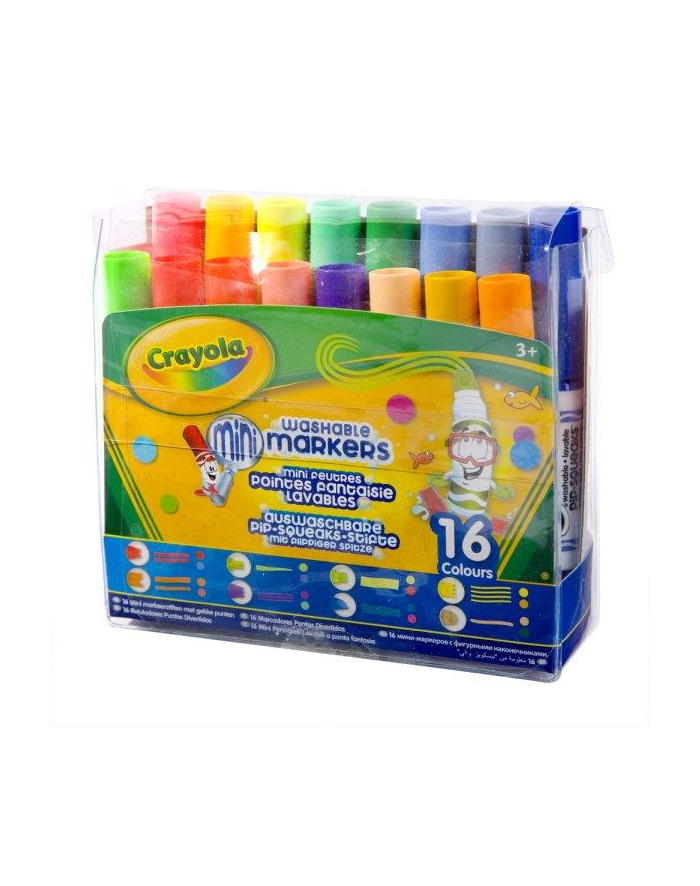 Mini markery Pipsqueaks Wacky Tips 16 kolorów 8709 Crayola główny