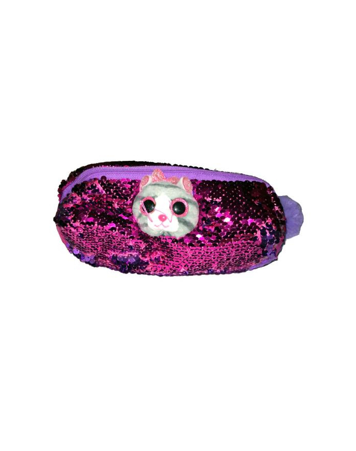 ty inc. TY Fashion Sequins cekinowy piórnik KIKI - kot 95852 TY główny
