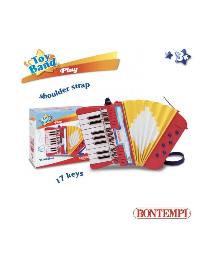 Bontempi Play Accordion 17 keys + 6 bass 18145 DANTE główny