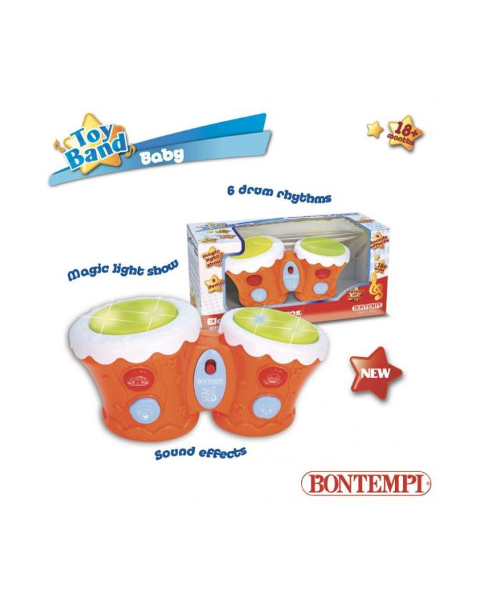 Bontempi Baby Bębenek Bongo w pudełku 19084 DANTE główny