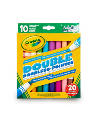 Markery dwustronne 10/20 Doodlers 8311 Crayola