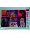 Puzzle 100el Neon Color Line - Super cats 10581 Trefl - nr 2