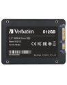 verbatim Dysk SSD wewnętrzny 512GB 2,5cala VI550 S3 Sata III czarny - nr 5