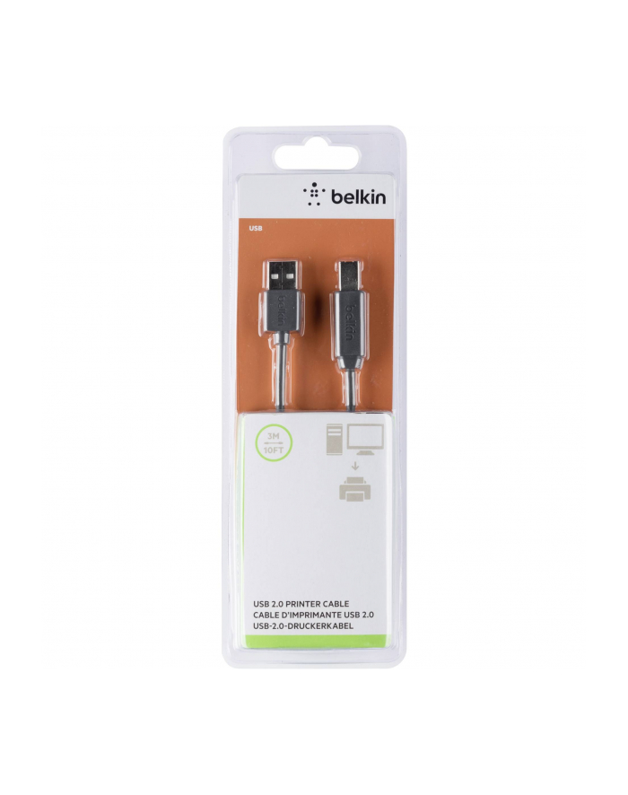 belkin Kabel USB 2.0 A-B 3m czarny główny