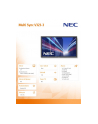 nec Monitor 32  Multi Sync V323-3 Edge LED 24/7 450cd/m2 OPS Slot - nr 8