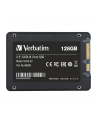 verbatim Dysk SSD wewnętrzny 128GB 2,5cala VI550 S3 SATA III czarny - nr 47