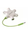 belkin Rozdzielacz RockStar 5 audio jack 3.5mm biały - nr 8
