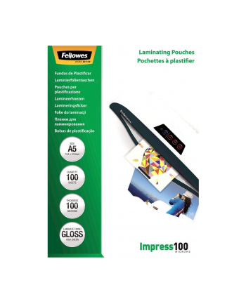 FOLIA LAMINACYJNA FELLOWES A5 2x100mic 100szt