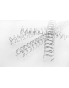 GRZBIETY DRUTOWE GBC 34 ZWOJE 3:1 8mm BIAŁE 100szt - nr 13
