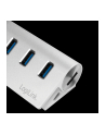 LOGILINK - Aluminiowy HUB 3xUSB3.0 z czytnikiem kart pamięci - nr 5