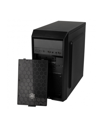 Silverstone Obudowa SST-PS16B Precision Mini Tower Micro ATX, czarna