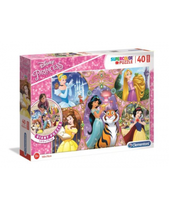 Clementoni Puzzle 40 EL PODŁOGOWE SUPER KOLOR Princess 25463 p6