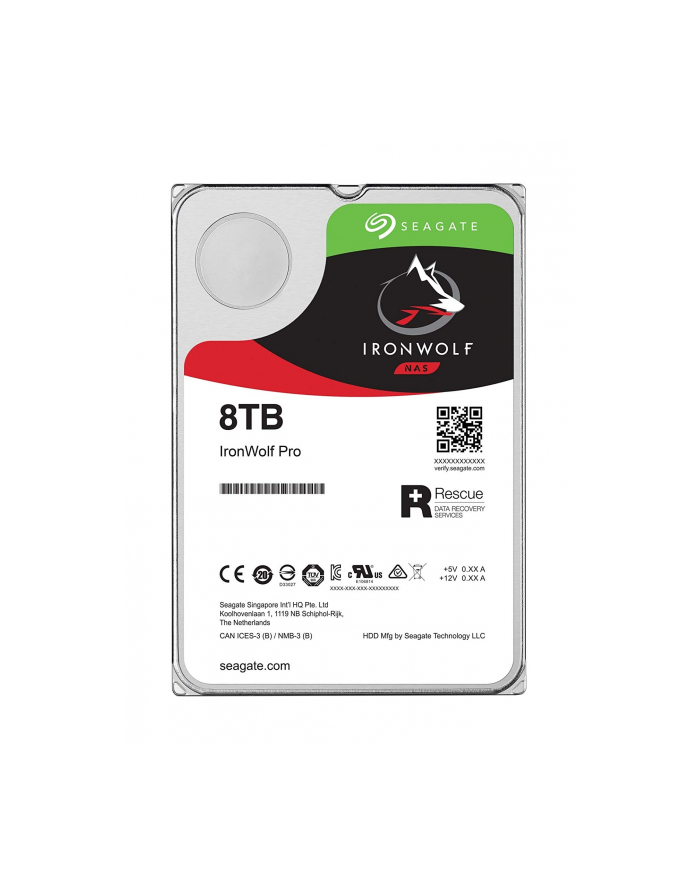 seagate Dysk IronWolf Pro 8TB SATA 3,5 ST8000NE0001 główny