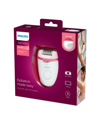 Depilator z dyskami Philips Satinelle BRE255/00 (kolor biały)