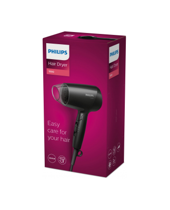 Suszarka do włosów Philips EssentialCare BHC010/10 (1200W; kolor czarny) nr 1