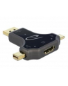 Delock Monitor adapter z USB Type-C/DP/miniDP do HDMI (F), 4K 60Hz, czarny - nr 11