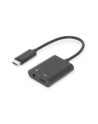 Kabel USB 3.1 Typ C Gen.2 SuperSpeed+ 10Gbps MiniJack 3.5mm + USB C czarny 20cm - nr 10