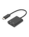 Kabel USB 3.1 Typ C Gen.2 SuperSpeed+ 10Gbps MiniJack 3.5mm + USB C czarny 20cm - nr 18