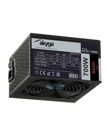 Akyga AK-B1-700BE ATX Power Supply 700W BLACK EDITION P4+4 PCI-E SATA PPFC 12 cm