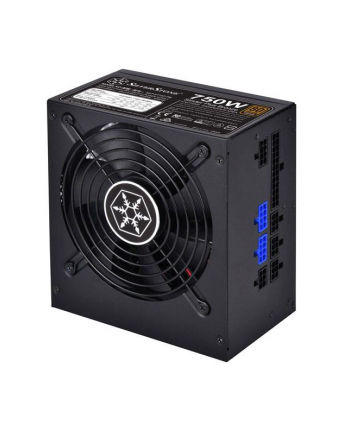 Silverstone ATX PSU SST-ST75F-PB, 750W 80 Plus Bronze, Low Noise 120mm, Modular