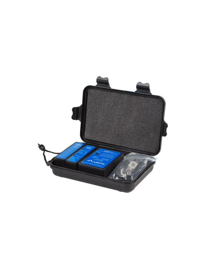 Lanberg tester kabli LAN PoE dla RJ-12/45/11, coaxial główny