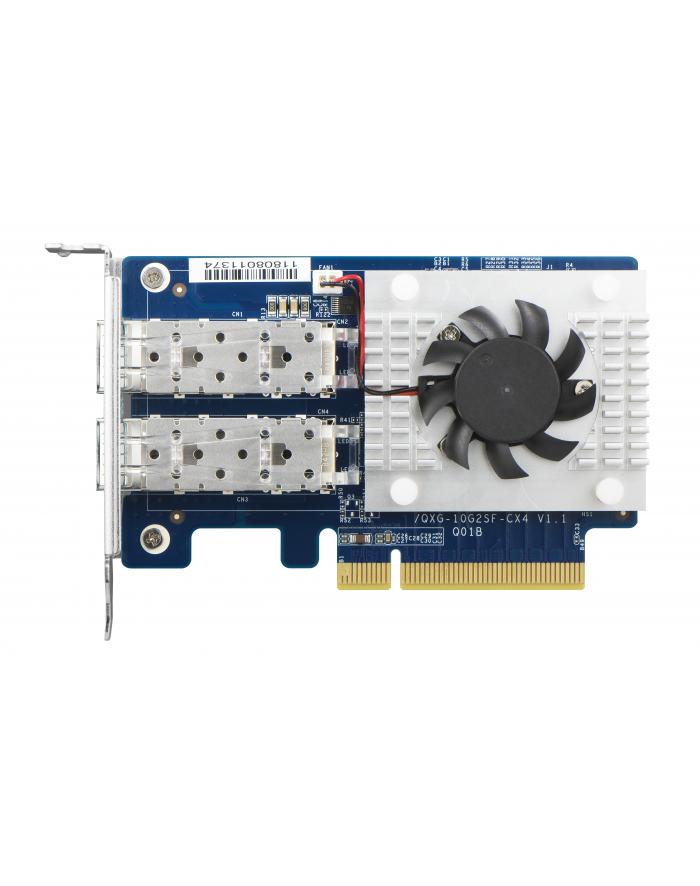 Qnap Dual-port SFP28 25GbE network expansion card; low-profile formfactor; PCIe główny