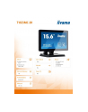 Monitor IIyama T1633MC-B1 15.6'', TN touchscreen, 1366 x 768, HDMI/DP - nr 72