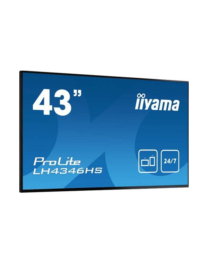 Monitor Iiyama LH4346HS-B1 42.5'', IPS, FullHD, DVI/DP/HDMI/USB, głośniki główny