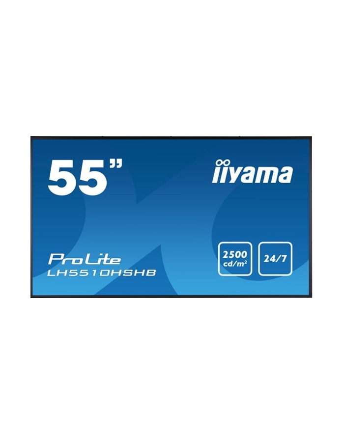 Monitor Iiyama LH5510HSHB-B1 55'', IPS, FullHD, DVI/DP/HDMI, głośniki główny