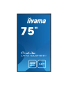 Monitor Iiyama LH7510USHB-B1 75'', IPS, 4K UHD, DVI/DP/HDMI, głośniki - nr 2