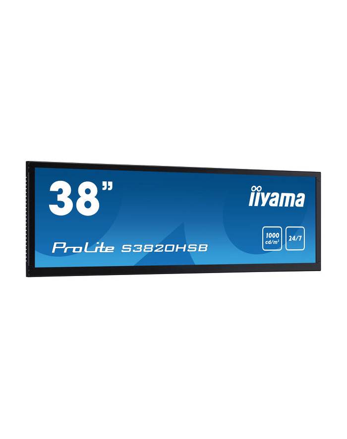 Monitor Iiyama S3820HSB-B1 38'', VA, 1920x540, DVI/HDMI, głośniki główny
