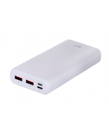 Silicon Power Share C20QC Power Bank 20000mAH, Quick Charge, Biały