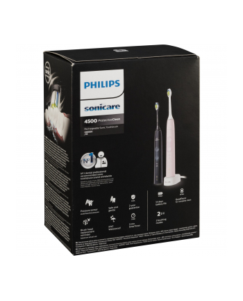 Zestaw szczoteczek do zębów Philips HX6830/35 (sonicznych; kolor różowy)
