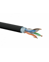 Kabel instalacyjny A-LAN KIF6OUTZ305 (FTP; 305m; kat 6; kolor czarny) - nr 1
