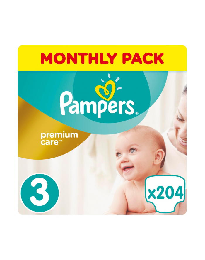 Pampers Pieluchy Premium Monthly Box S3 204 główny