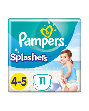 Pampers pieluchomajtki Splashers S4 11szt nr 1