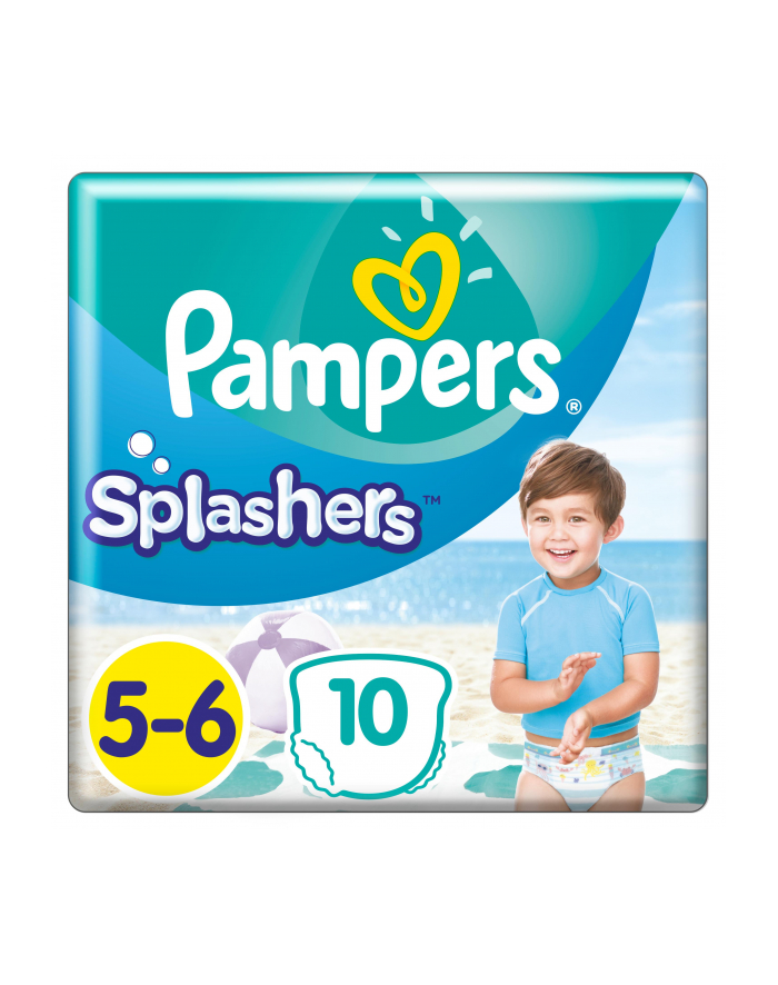 Pampers pieluchomajtki Splashers S5 10szt główny