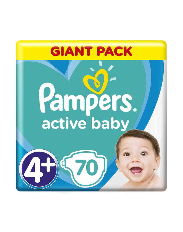 Pampers pieluchy Active Maxi Plus 4 9-16 kg 70szt główny