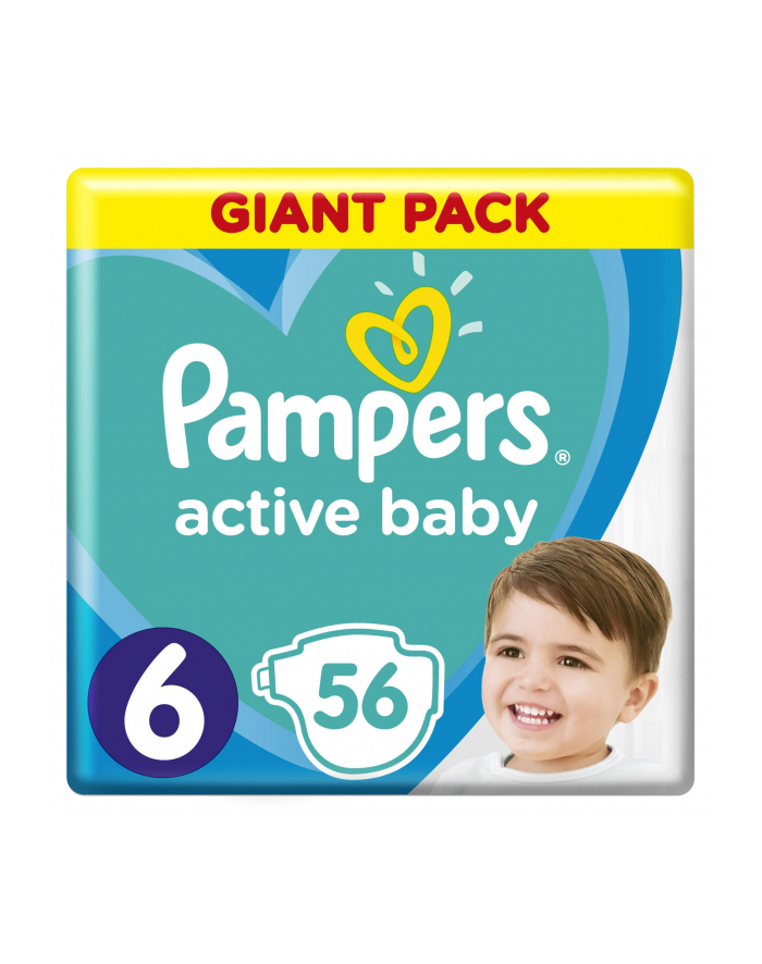 Pampers pieluchy Active baby Extra Large 6 56szt główny