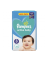 Pampers pieluchy Active Baby Dry Maxi Pack S3 66szt - nr 1