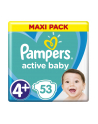 Pampers pieluchy Active Baby Dry Maxi Pack S4+ 53szt - nr 4