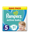 Pampers pieluchy Active Baby Dry Maxi Pack S5 51szt - nr 4