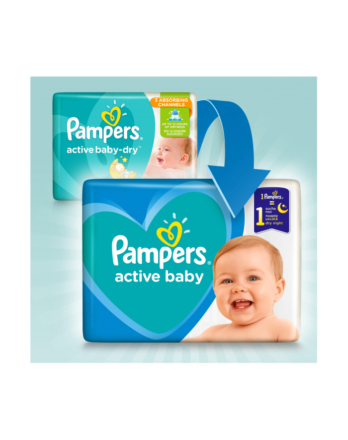 Pampers pieluchy Active Baby Dry Mega Pack Plus Midi 152szt główny