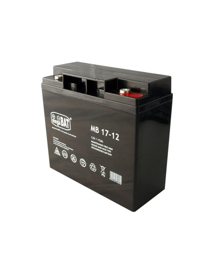 Akumulator UPS MPL POWER ELEKTRO VRLA MB 17-12 (12V DC; 17000mAh) główny