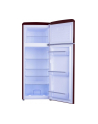Lodówka Amica RETRO KGC15631R (550mm x 1440mm x 615 mm; 164 l; Klasa A++; kolor bordowy) - nr 7