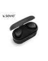 Słuchawki bezprzewodowe SAVIO TWS-04 (bluetooth; bezprzewodowe  Bluetooth; z wbudowanym mikrofonem; kolor czarny - nr 4