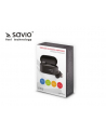 Słuchawki bezprzewodowe SAVIO TWS-04 (bluetooth; bezprzewodowe  Bluetooth; z wbudowanym mikrofonem; kolor czarny - nr 6