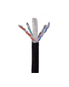 Kabel U/UTP A-LAN zewnętrzny  żelowany 24 AWG KIU6OUTZ305 (UTP; 305m; kat 6; kolor czarny) - nr 7